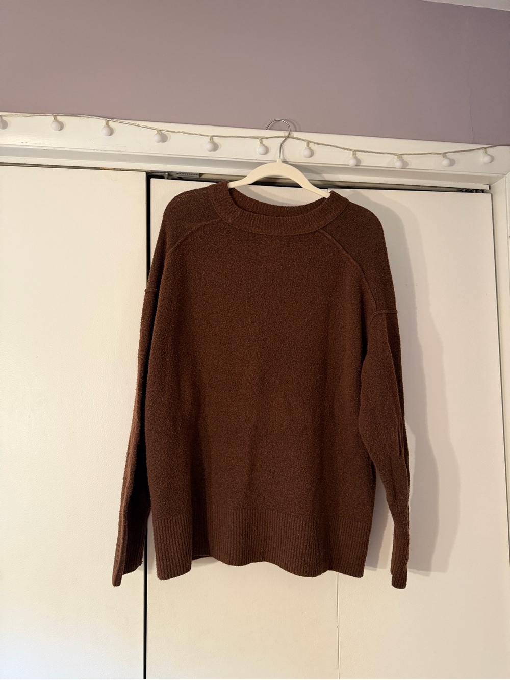 Aerie Women’s Brown Crewneck Sweater
